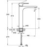 Смеситель VITRA ROOT ROUND для раковины-чаши, медь A4270726EXP